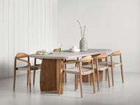 NO 912046 Nova dining table ML 260802 Santiago dining chair_sf3b